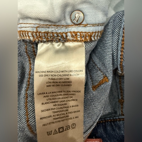 Pilcro Blue Wide Leg Jeans - Picture 10 of 13